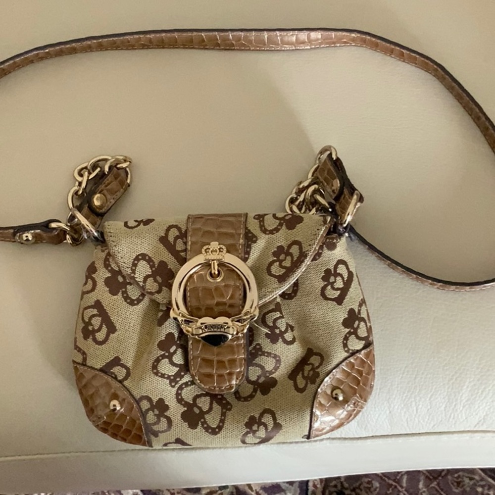 Kathy Van Zeeland clutch purse with strap